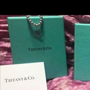 Tiffany & Co. Mini heart tag bead bracelet